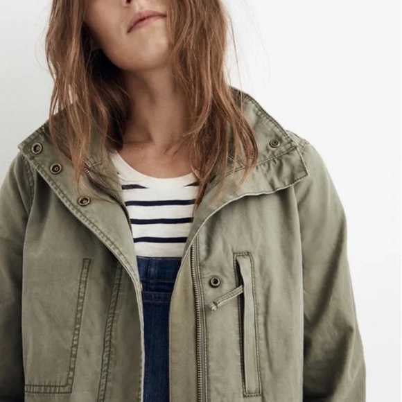 Madewell Fleet Green Utility Jacket - Picture 3 of 12